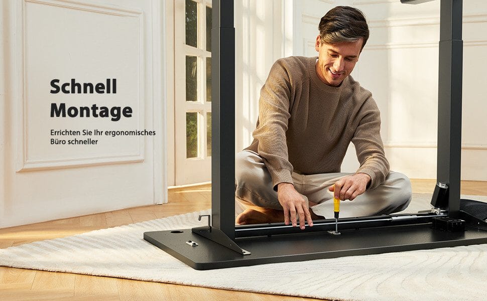 Schreibtisch Elektrischer Höhenverstellbarer Schreibtisch mit Storage Tasche