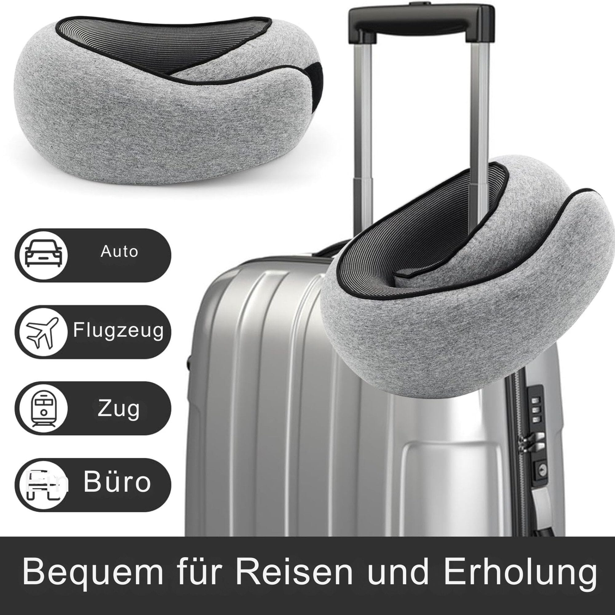 Nackenkissen für die Reise - memory-foam Ergonomisches Reisekissen