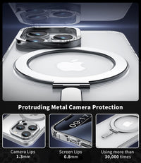 Handyhülle iPhone 15 Pro Hülle mit MagSafe und Integriertem 9H Kameraschutz
