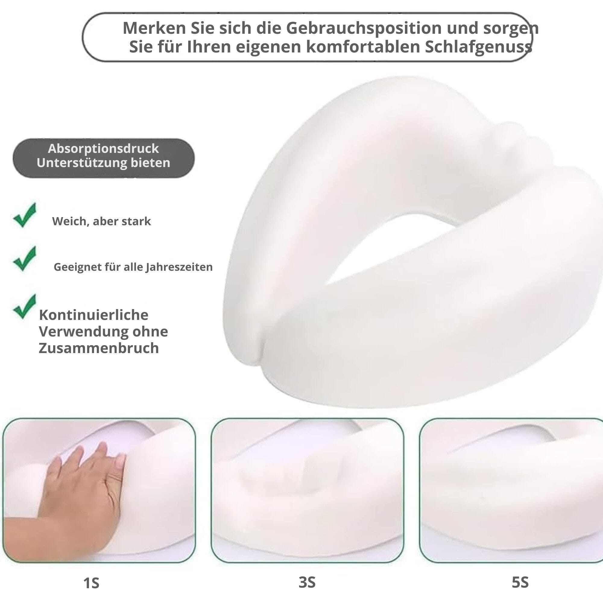 Nackenkissen für die Reise - memory-foam Ergonomisches Reisekissen