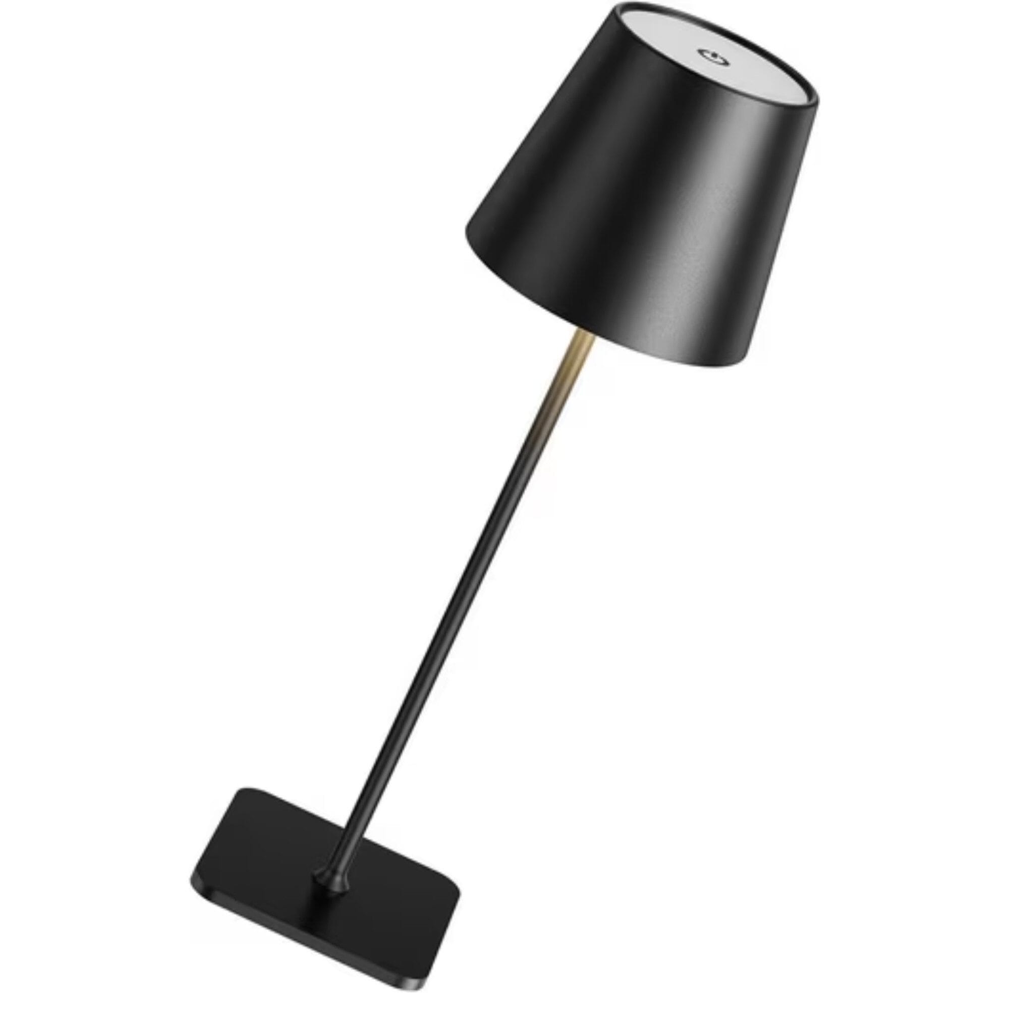 LED Tischleuchte mit 3 Farbtemperaturen -Wiederaufladbar,Touch-Dimmer,IP54 Wasserdicht