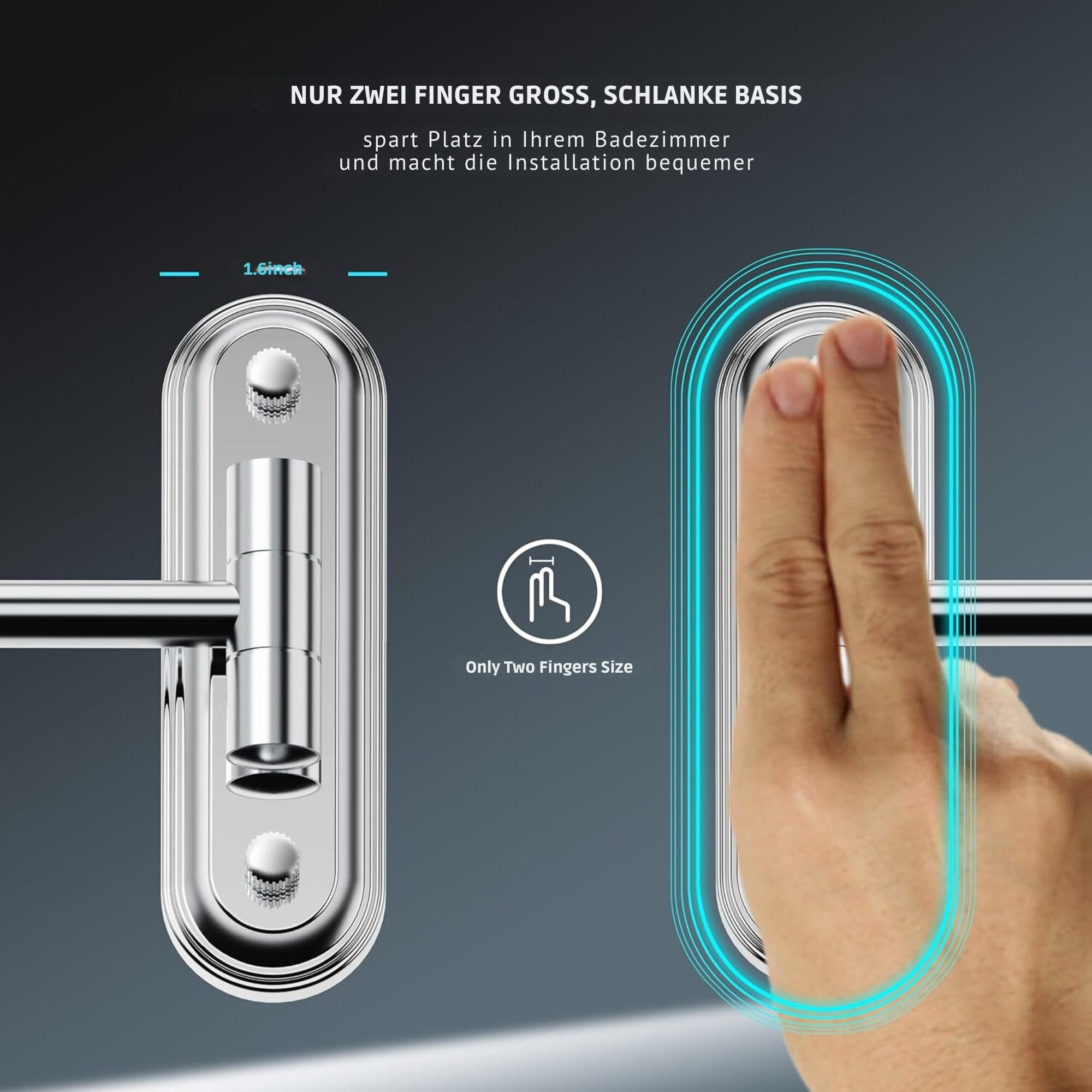 Kosmetikspiegel Wiederaufladbarer beleuchteter Schminkspiegel, erweiterbares Design